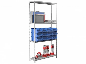 Стеллаж металлический Практик MS Standart 200/70х50/4